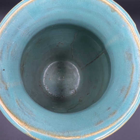 Hull Pottery 1920s Early Art Stoneware Vase 8" - Picture 3 of 6